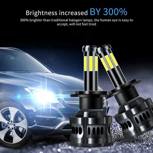 @ Faro Delantero Led De 8 Lados Y 360° 9007 H4 H13 H11 9004
