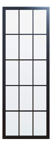 Marco Para Puerta Corrediza Vidrio 30 X 84  Color Negro