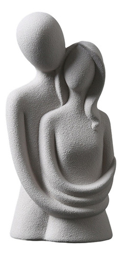 Escultura De Arte De Pareja Cariñosa, Amor Apasionado,