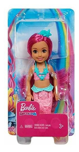 Muñeca Barbie Dreamtopia Chelsea Mermaid, 6.5 Pulgadas Con