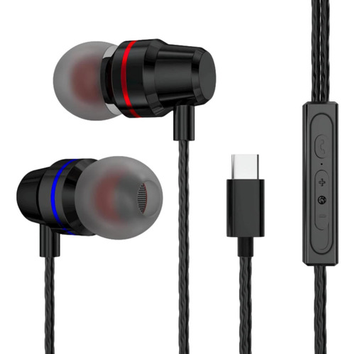 Auriculares Usb C Tipo C Auriculares Intrauditivos Con Con 7