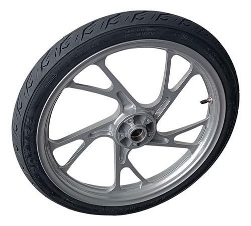 Kit C/ 02 Pares (4 Unid) Pneus Moto 2.50-18 Rotyre Mais Fino