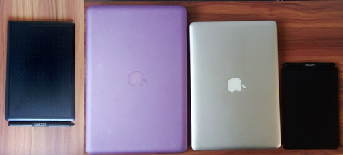 2 Macbook Pro (13  2011 Y 15  2008 + Tableta Wacom