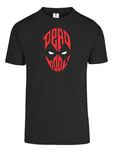Playera Hombre Deadpool Marvel Cuello Redondo Manga Corta