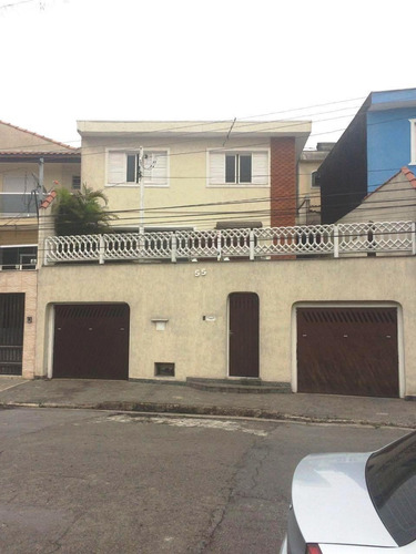 Imagem 1 de 8 de Sobrado À Venda, 3 Quartos, 1 Suíte, 2 Vagas, Junqueira - Santo André/sp - 49251