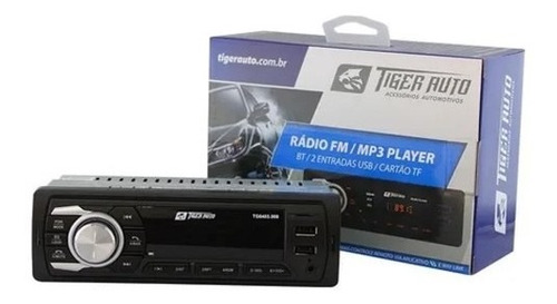 Radio Som Automotivo Tiger Auto Tg-0403008 2 Usb E Bluetooth
