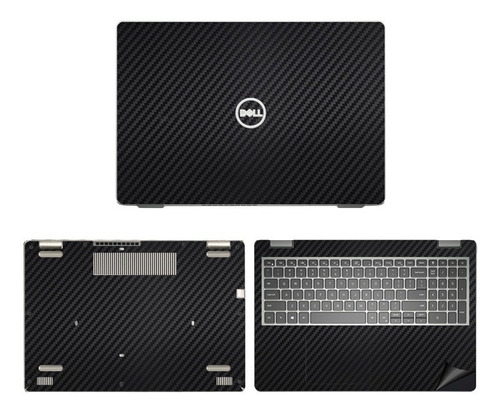 Skin Adesivo Fibra De Carbono Dell Inspiron 3501