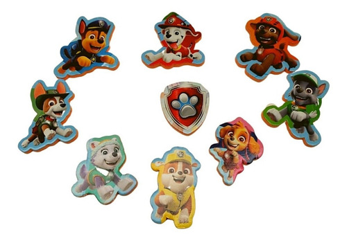 Imagen 3 de 4 de Rompecabezas Puzzle Primeros Encastres Paw Patrol Goma Eva