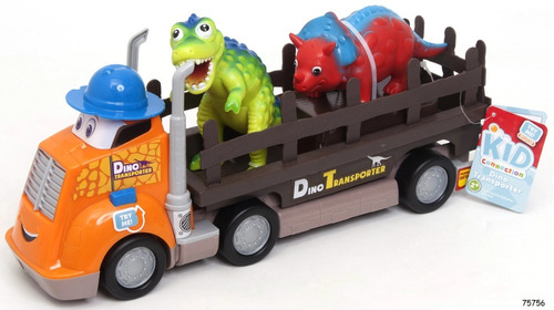 Camión Dinotransporte Con Dos Dinosaurios Incluidos Y Sonido