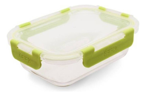Contenedor Hermetico Rectangular 640ml Glass Keep