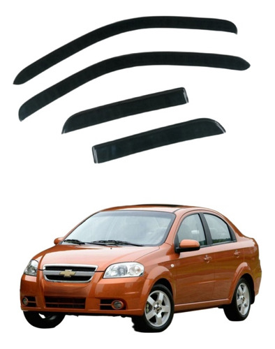 Aletas Bota Aguas Chevrolet Aveo 2005 