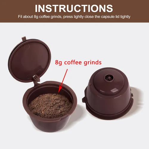 Cápsulas De Café Reutilizables Compatibles Nescafe Dolce Gus