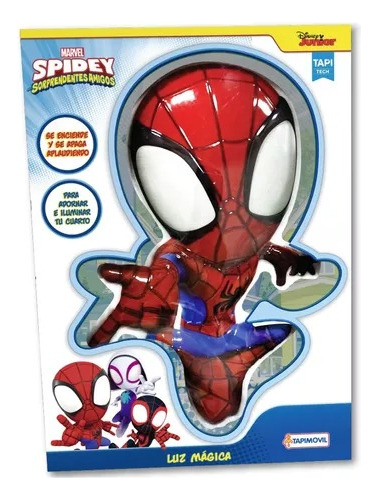 Luz Mágica Infanti 3d Aplausos Spidey Spiderman Hombre Araña