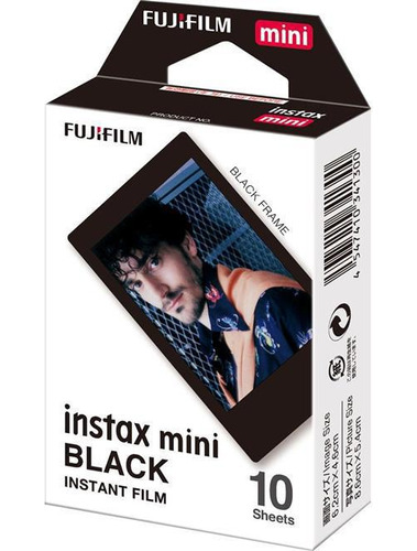 Filme Fujifilm Instax Mini Black - 10 Poses