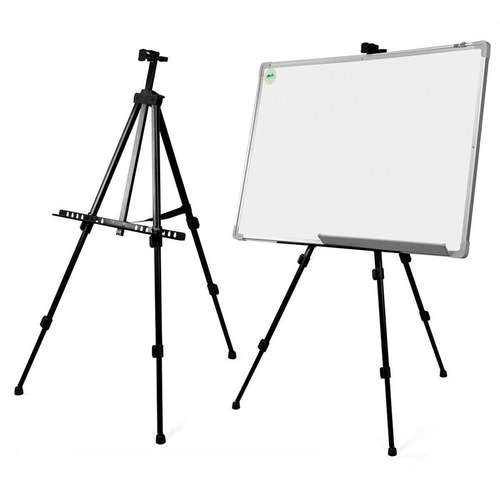 Imagen 1 de 7 de Pizarron Blanco 60x90 Con Atril Telescópico Plegable Oferta