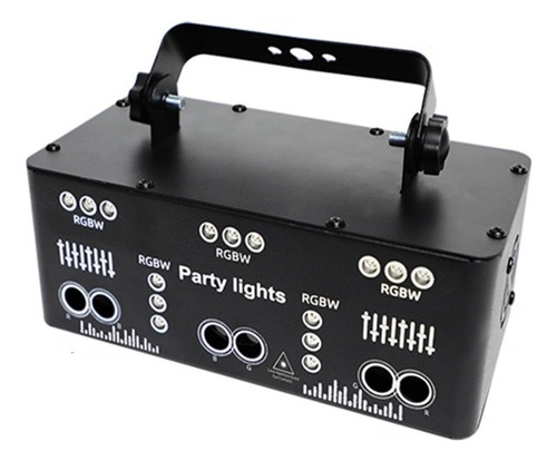 21 Ojos Rgb Dj Disco Proyector De Haz De Luz Remoto