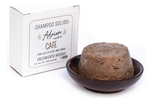 Kit Shampoo Solido Cafe + Tonico Crecimiento Intensivo