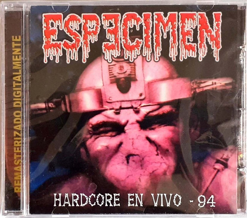 Espécimen - Hardcore En Vivo - 94 ( Punk Mexicano ) Cd Rock