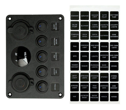 Panel De Interruptor Basculante De Palanca De Encendido
