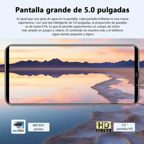 . Android Celulares C20 Pro 5.0 Pulgadas Barato Ram1gb Y Rom8gb Azul