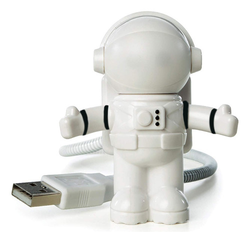 Luz Usb Flexible Astronauta Lampara Led Lectura Computadora 