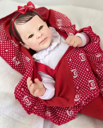 Bebe Reborn - Menina Princesa Greta - Lindo Enxoval