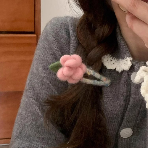Pinza De Fieltro De Felpa Para Romper Flores Para Mujer, Tal
