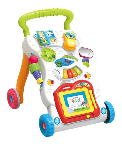 Actividades musicales educativas para Baby Walker 6849, color Buba, blanco