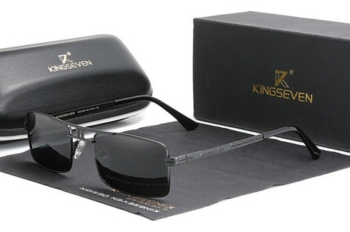 A Gafas De Sol Acero Inoxidable Polarizadas Kingseven Uv400