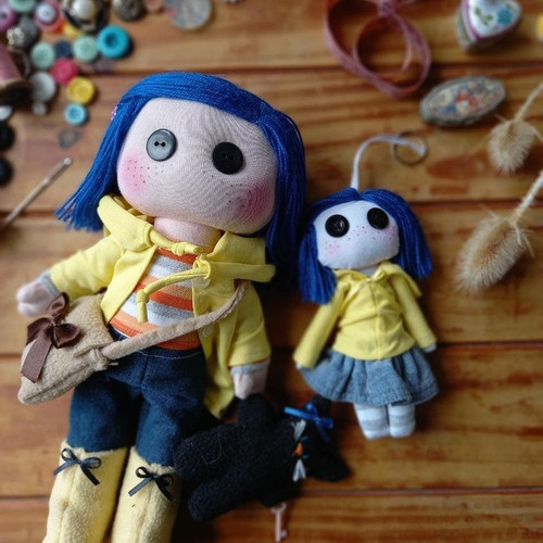 Muñeca Coraline Y Su Amigo.