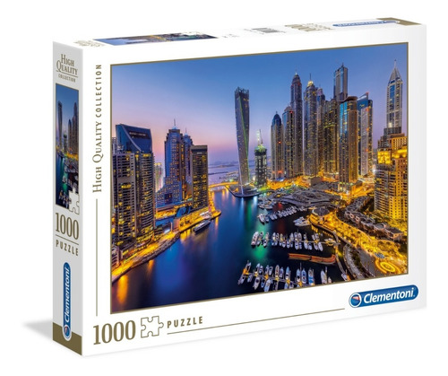 Rompecabezas Clementoni Dubai Marina 1000 Puzzle La Plata