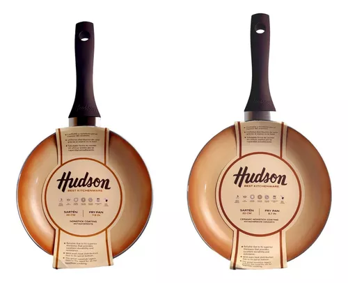 Set 3 Sartenes 20 Cm + 26 Cm + 28 Cm Cobre Hudson – Hudsonkitchenware