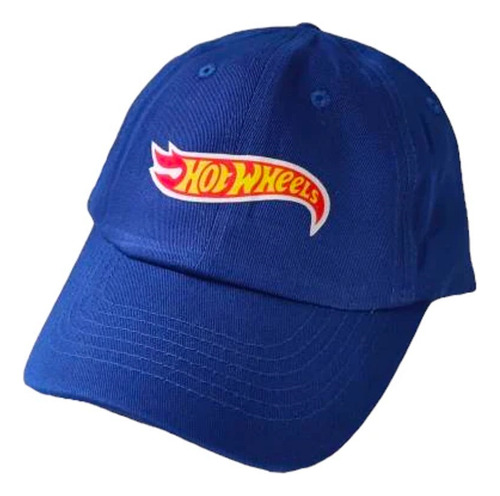 Gorra Azul Disfraz Tipo Hot Wheels Complemento