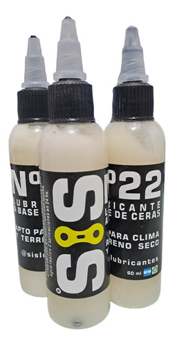 Lubricante Bici Sis Extra Seco N°22 A Base De Cera - 60 Ml