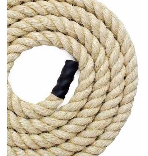 Corda Crossfit Escalada Sisal Funcional 7 Metros 38mm