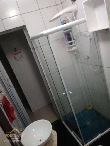 Imagem 3 de 9 de Apartamento Com 2 Dormitórios À Venda, 57 M² Por R$ 155.000,00 - Ocian - Praia Grande/sp - Ap2467