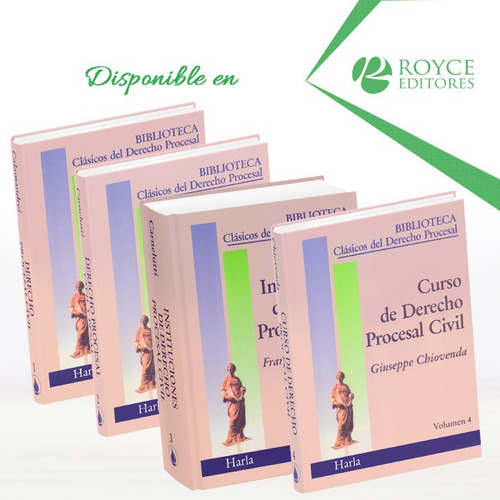 Biblioteca Clásicos Del Derecho Procesal 4 Vols