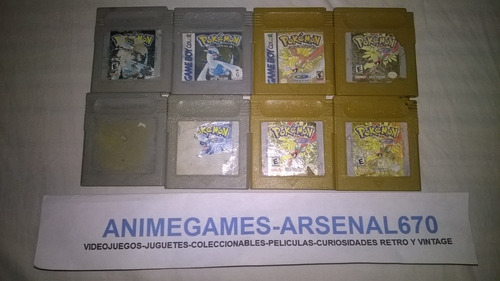 Game Boy Pokémon Gold Y Silver Gb