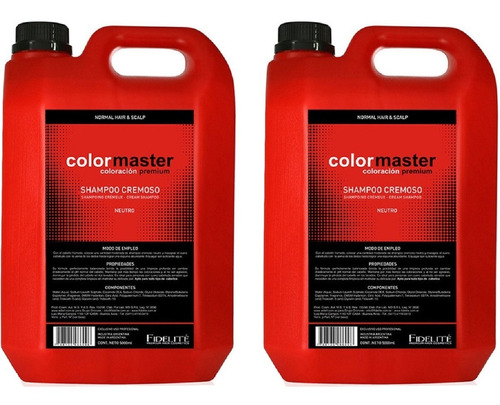 Fidelité Colormaster Shampoo Cremoso Neutro Ph 6,5 5000m