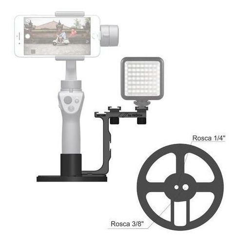 Kit Para Dji Osmo Mobile 2 - Base Mesa + Suporte Lateral