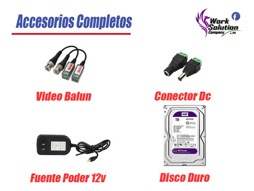 Kit 14 Cámaras Seguridad 2mp 2 Ptz Audio Bidireccional 2tb