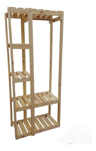 Vestidor De Pino Placard Armario 170 X 40 X 70 1 Perchero