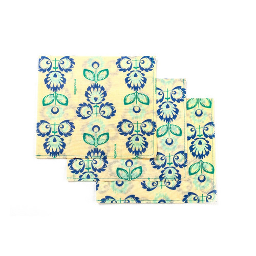 Bolsas Reutilizables Envuelbee Pack 3 Beebags Folk Azul