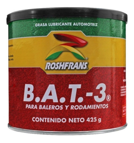 Grasa Lubricante Bat3 Baleros Y Rodamientos 425g Roshfrans