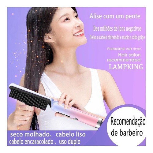Cepillo Alisador Peine Cepillo Secador Gama 3 En 1