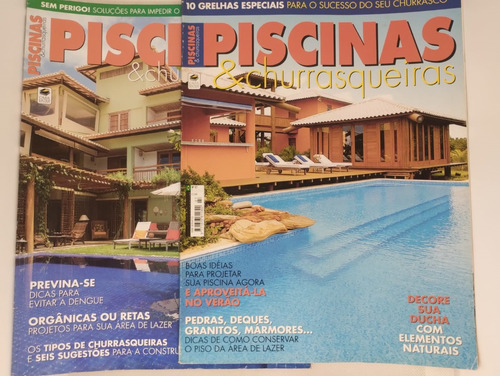 Revista Piscina E Churrasqueiras - Verão Ducha Grelhas Lazer (Usado)