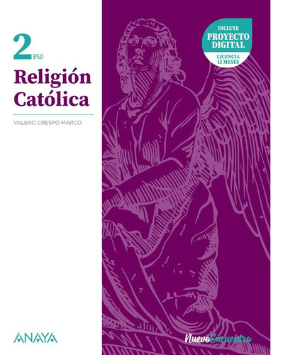 Religion Catolica 2, De Crespo Marco, Valero. Editorial Anaya Educacion, Tapa Blanda En Español