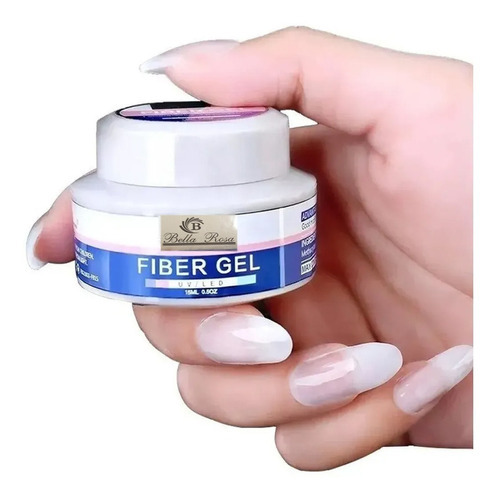 Gel Fiber Bella Rosa White 15g Led Uv