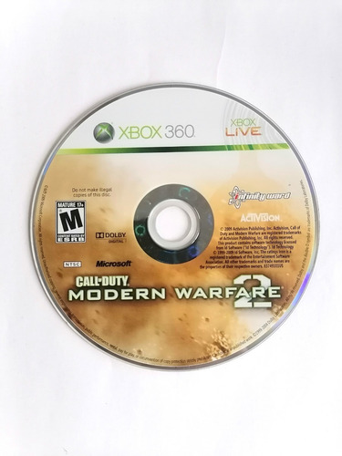 Call Of Duty Modern Warfare 2 Xbox 360 (Reacondicionado)