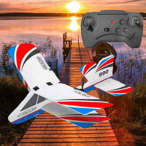Rc Glider, 4ch 2,4g Control Remoto Rc Helicóptero Rojo